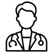 doctor Icon eines Doktors